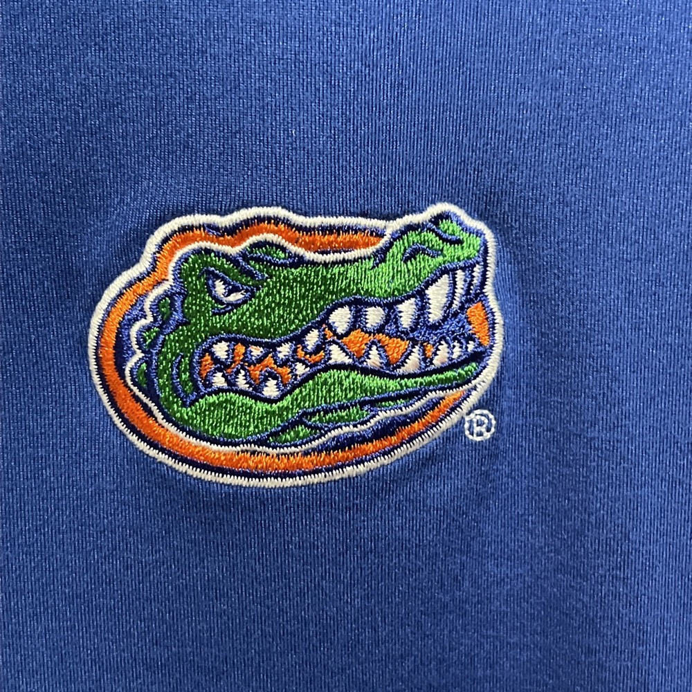 Box Seat Polo‎ Shirt Mens Size 2XL Blue Short Sleeve Florida Gators Logo NCAA - Picture 8 of 9